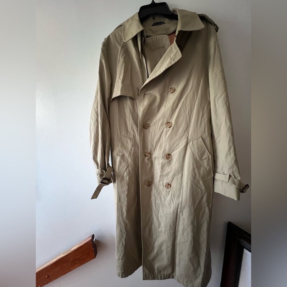 Classic Beige Trench Coat Vintage